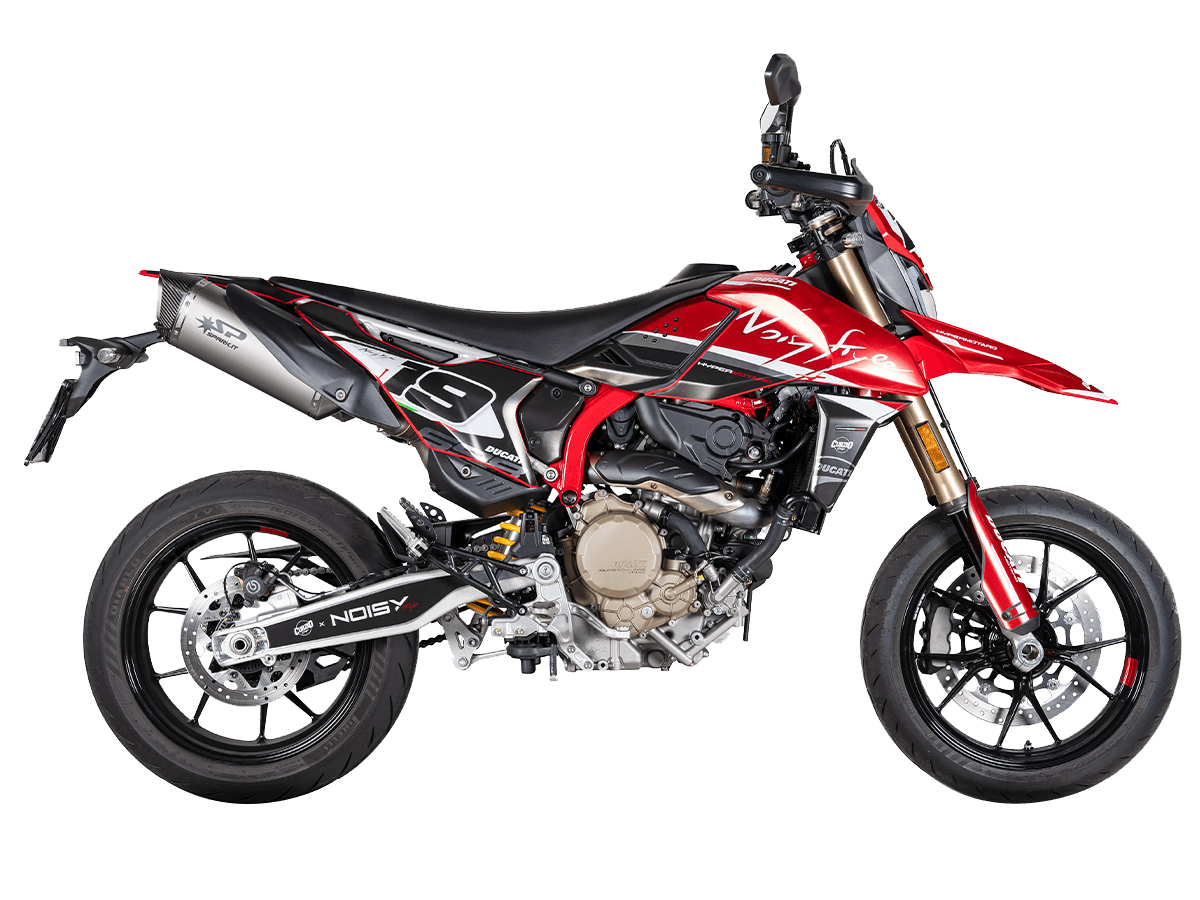 Spark Ducati Hypermotard 698 "Double Force Evo" Slip-On Exhaust (2024-2026)