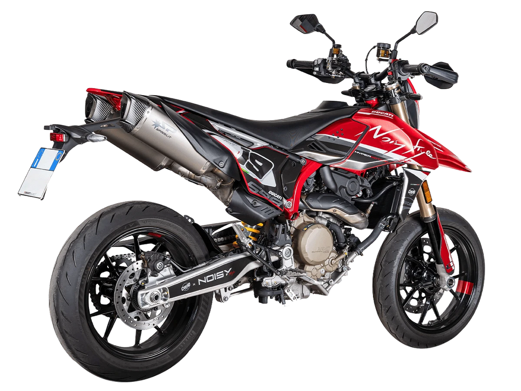 Spark Ducati Hypermotard 698 "Double Force Evo" Slip-On Exhaust (2024-2026)