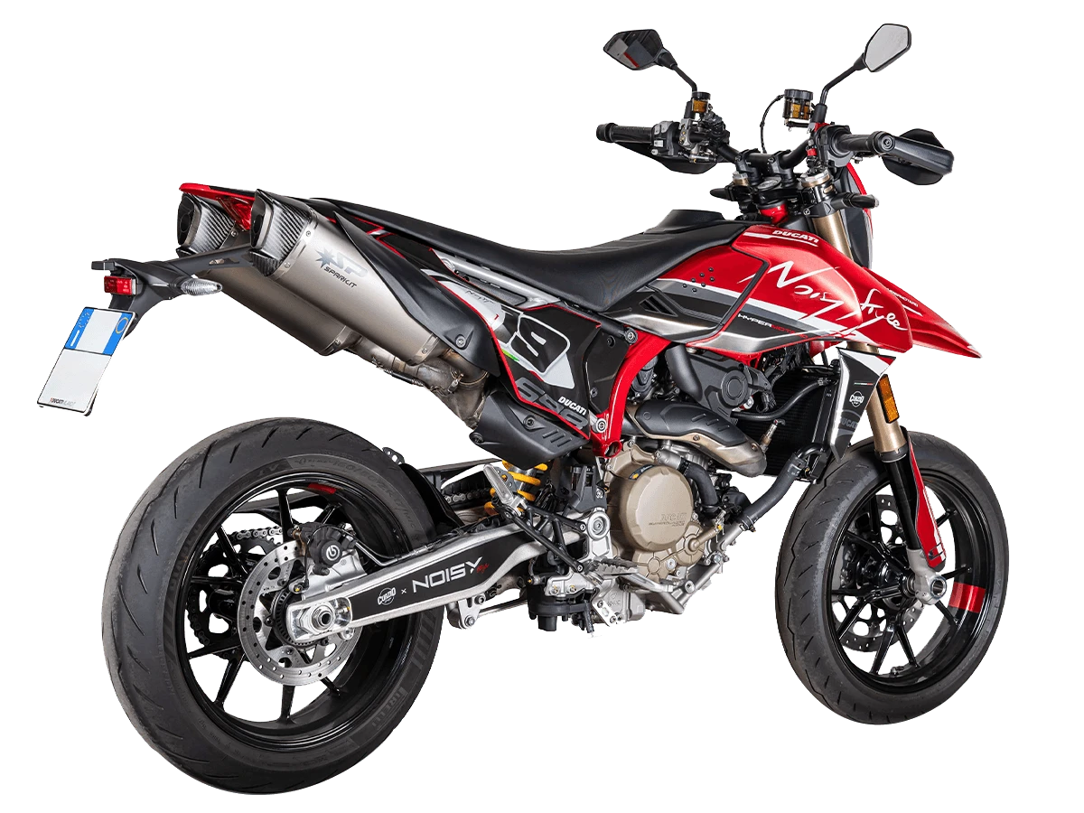 Spark Ducati Hypermotard 698 "Double Force Evo" Slip-On Exhaust (2024-2026)