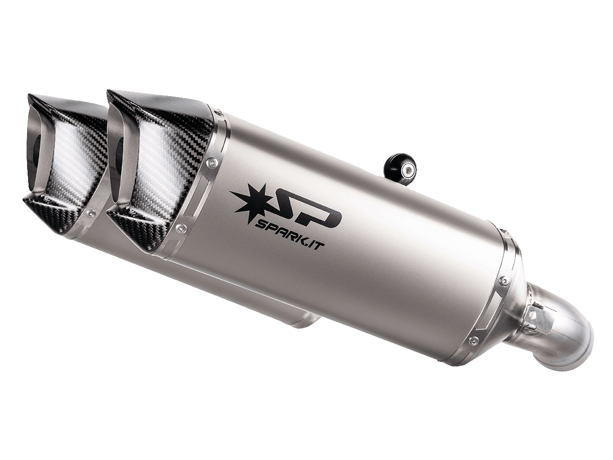 Spark Ducati Hypermotard 698 "Double Force Evo" Slip-On Exhaust (2024-2026)