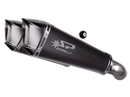 Spark Ducati Hypermotard 698 "Double Konix Evo Dark" Slip-On Exhaust (2024-2026)