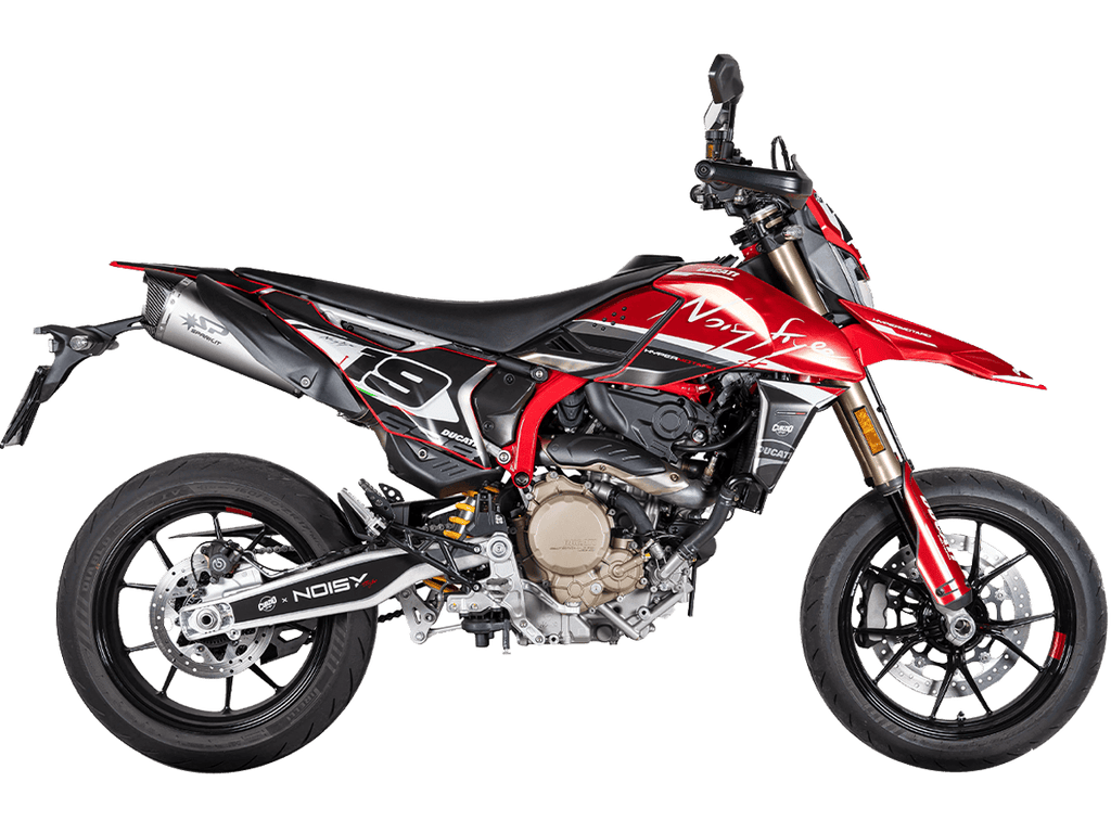 Spark Ducati Hypermotard 698 "Double Konix Evo" Slip-On Exhaust (2024-2026)