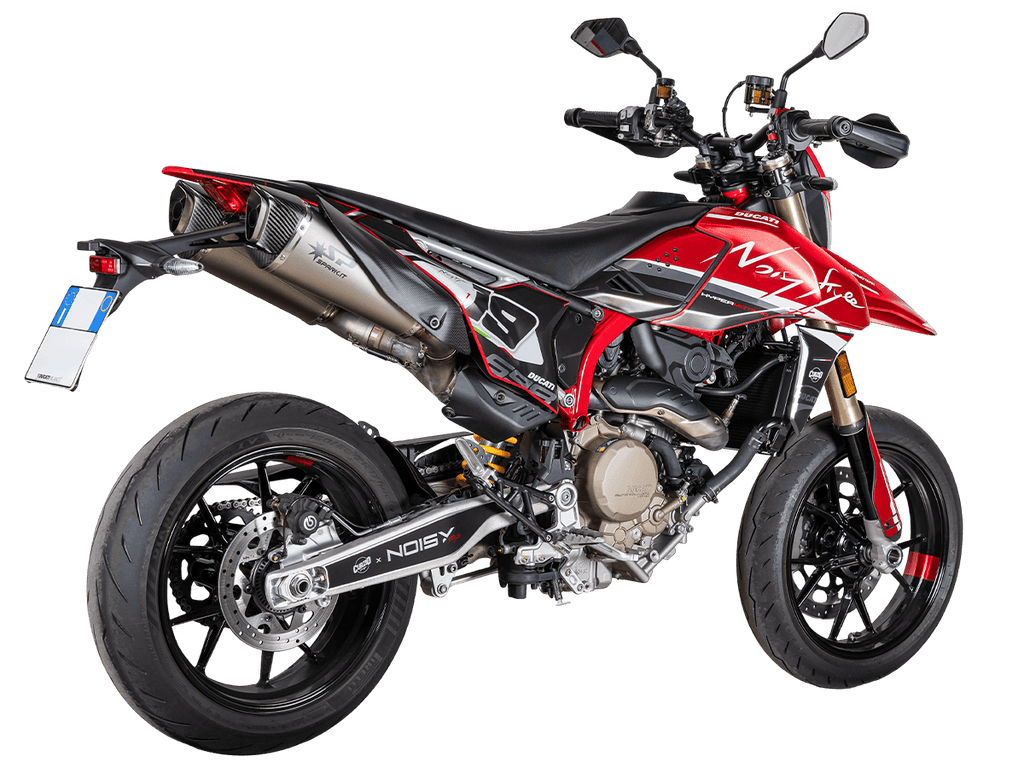 Spark Ducati Hypermotard 698 "Double Konix Evo" Slip-On Exhaust (2024-2026)