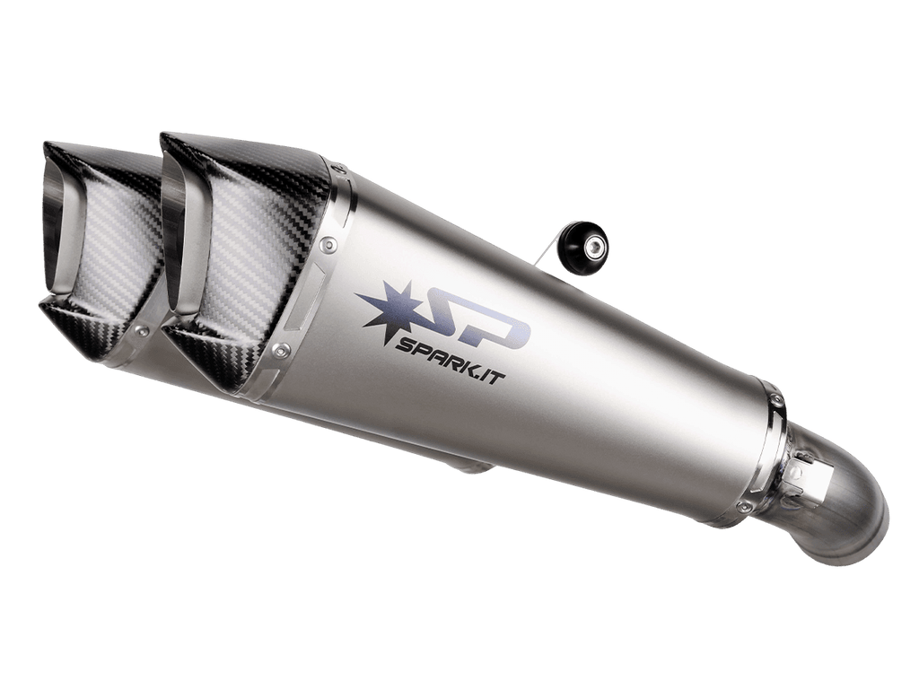 Spark Ducati Hypermotard 698 "Double Konix Evo" Slip-On Exhaust (2024-2026)