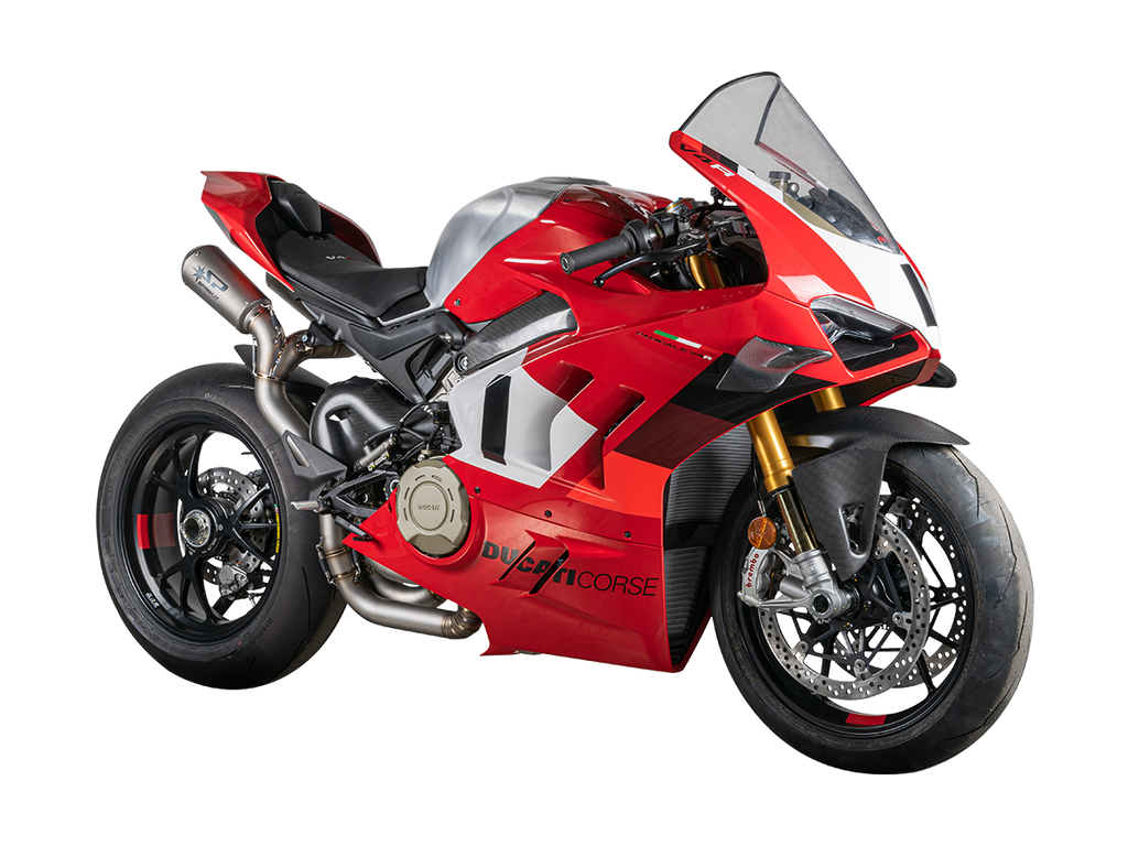 Spark Ducati Panigale V4 S/R Streetfighter "Double GP" Titanium Semi-Full Exhaust System (SingleArm Rear) (Panigale V4 2018-2024 / Streetfighter V4 2020-2024)