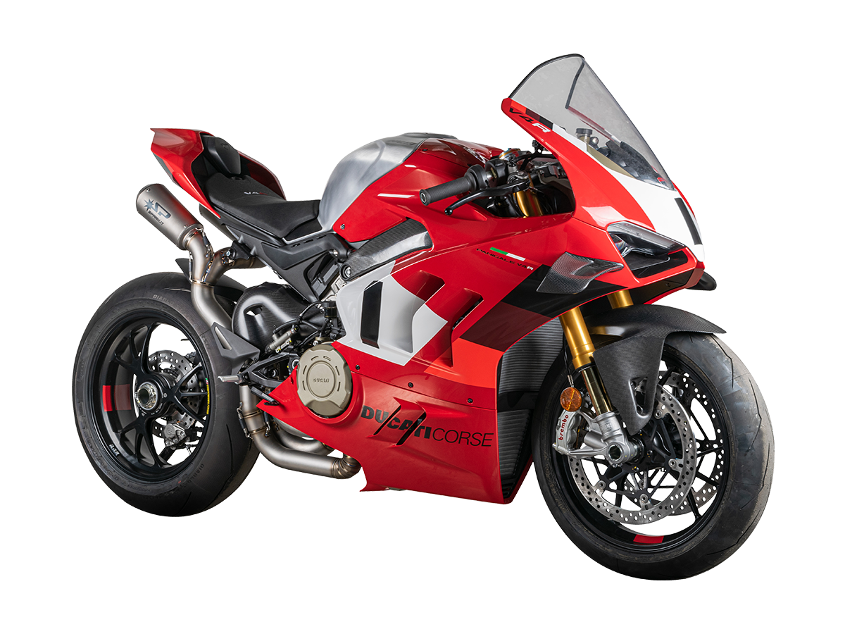 Spark Ducati Panigale V4 S/R Streetfighter "Double GP" Titanium Semi-Full Exhaust System (SingleArm Rear) (Panigale V4 2018-2024 / Streetfighter V4 2020-2024)