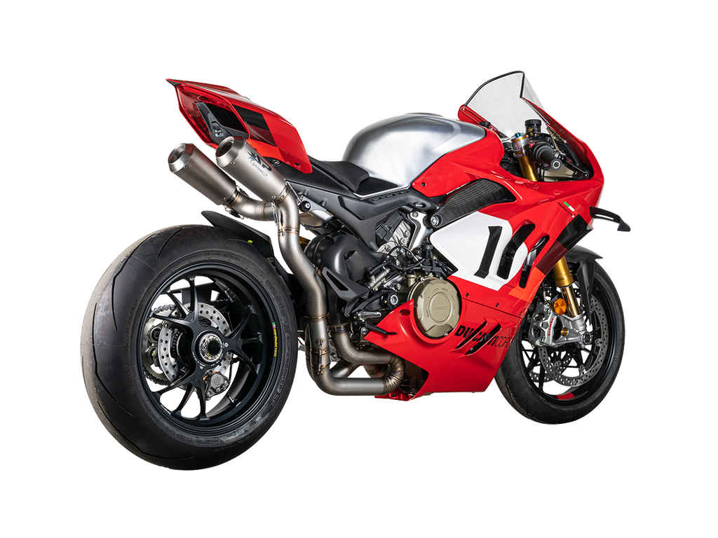Spark Ducati Panigale V4 S/R Streetfighter "Double GP" Titanium Semi-Full Exhaust System (SingleArm Rear) (Panigale V4 2018-2024 / Streetfighter V4 2020-2024)