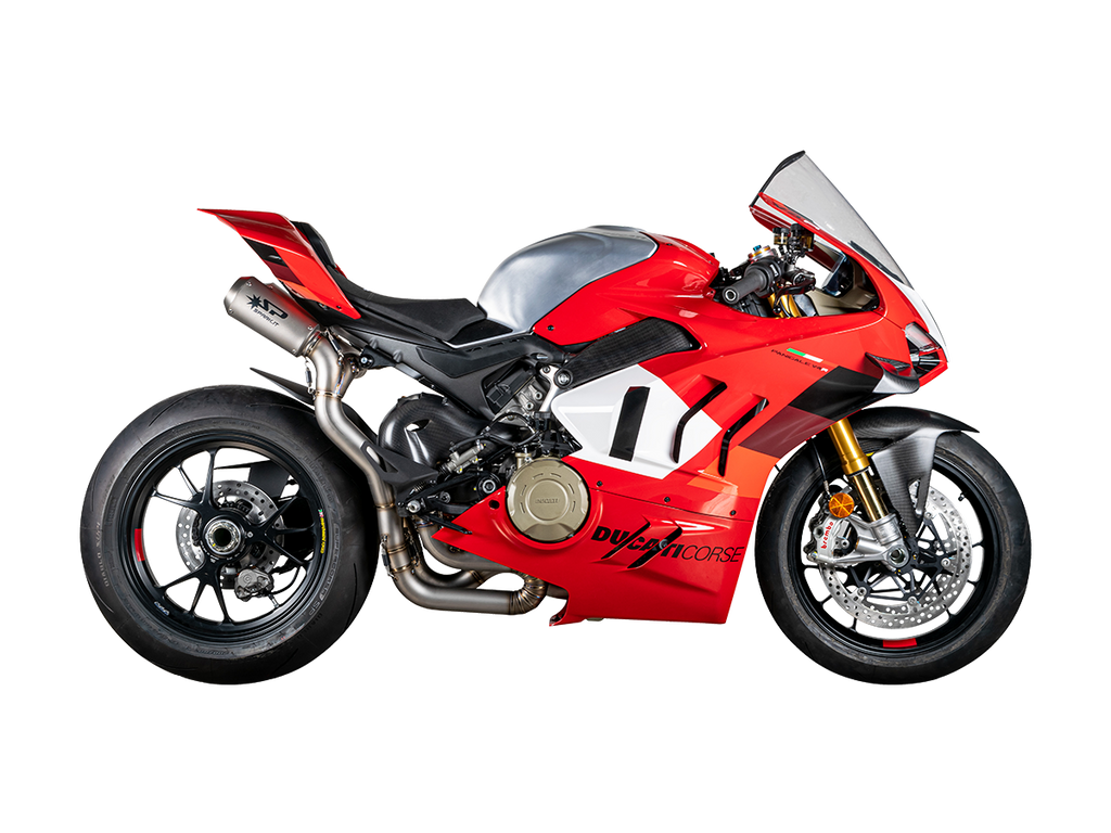 Spark Ducati Panigale V4 S/R Streetfighter "Double GP" Titanium Semi-Full Exhaust System (SingleArm Rear) (Panigale V4 2018-2024 / Streetfighter V4 2020-2024)