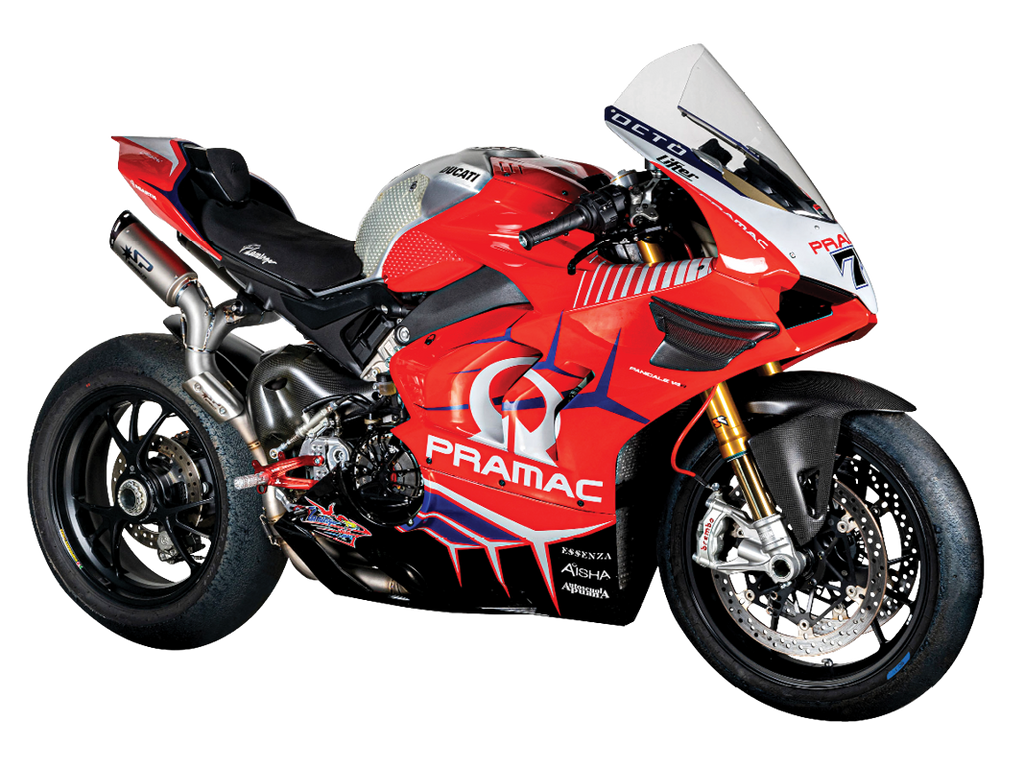 Spark Ducati Panigale V4 S/R Streetfighter "Double Dyno" Titanium Full Exhaust System (WSBK Evolution) (SingleArm Rear) (Panigale V4 2018-2024 / Streetfighter V4 2020-2024)