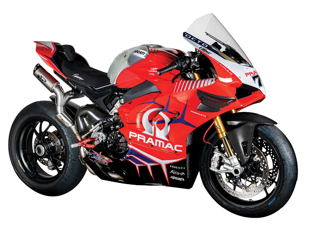 Spark Ducati Panigale V4 S/R Streetfighter "Double Dyno" Titanium Semi-Full Exhaust System (Carbon) (SingleArm Rear) (Panigale V4 2018-2024 / Streetfighter V4 2020-2024)