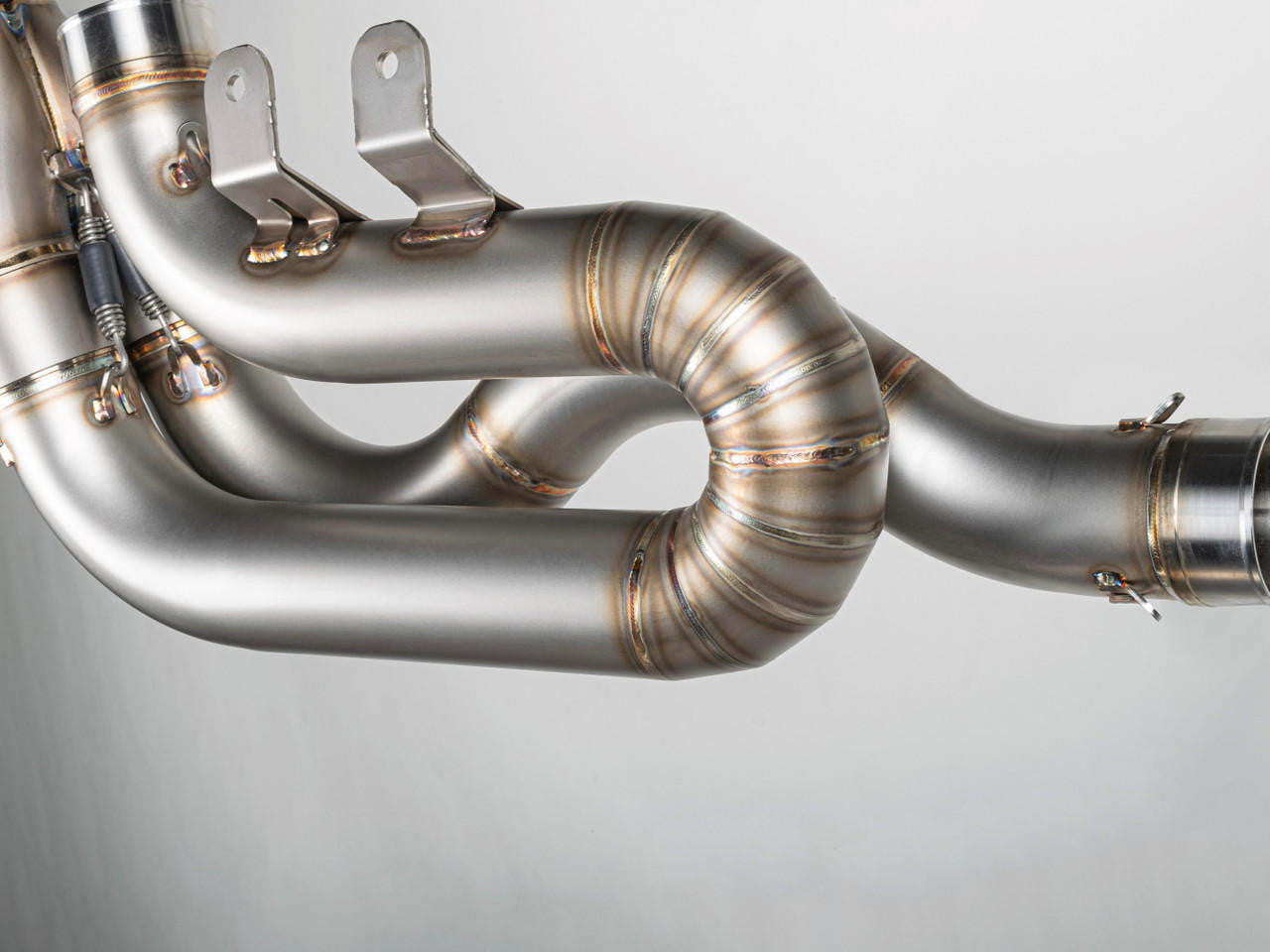 Spark Ducati Panigale V4 S/R Streetfighter "Double Dyno" Titanium Semi-Full Exhaust System (Carbon) (SingleArm Rear) (Panigale V4 2018-2024 / Streetfighter V4 2020-2024)