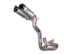 Spark Ducati Panigale V4 S/R Streetfighter "Double Dyno" Titanium Semi-Full Exhaust System (Carbon) (SingleArm Rear) (Panigale V4 2018-2024 / Streetfighter V4 2020-2024)