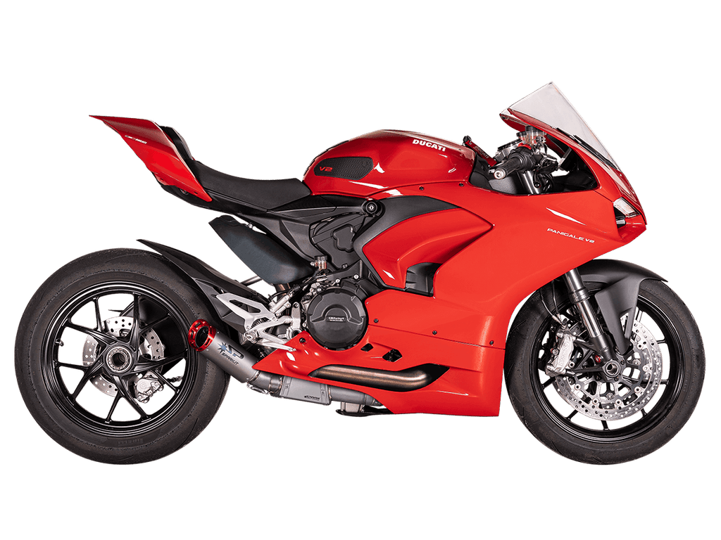 Spark Ducati Panigale V2 S/R Streetfighter V2 "Dyno Red" Slip-On Exhaust (SingleArm Rear) (Panigale V2 2020-2024 / Streetfighter V2 2022-2024)