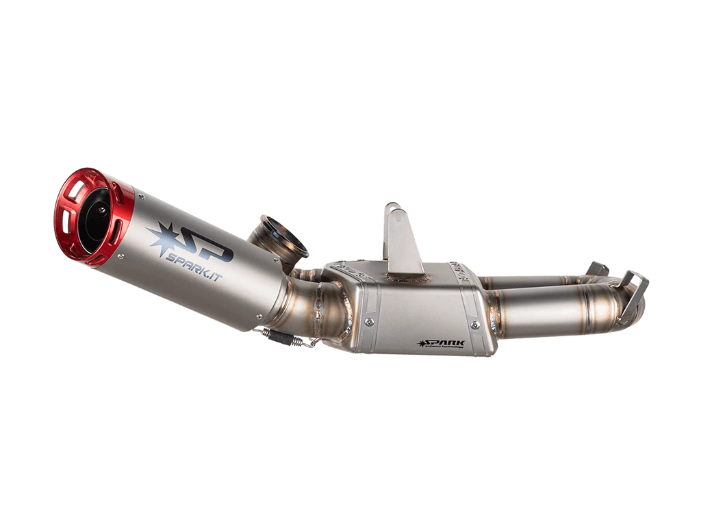 Spark Ducati Panigale V2 S/R Streetfighter V2 "Dyno Red" Slip-On Exhaust (SingleArm Rear) (Panigale V2 2020-2024 / Streetfighter V2 2022-2024)