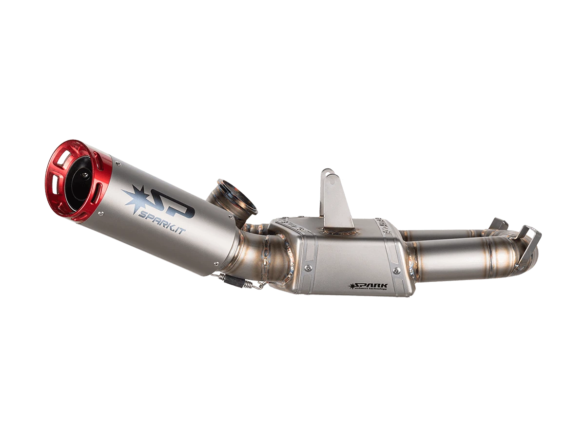Spark Ducati Panigale V2 S/R Streetfighter V2 "Dyno Red" Slip-On Exhaust (SingleArm Rear) (Panigale V2 2020-2024 / Streetfighter V2 2022-2024)
