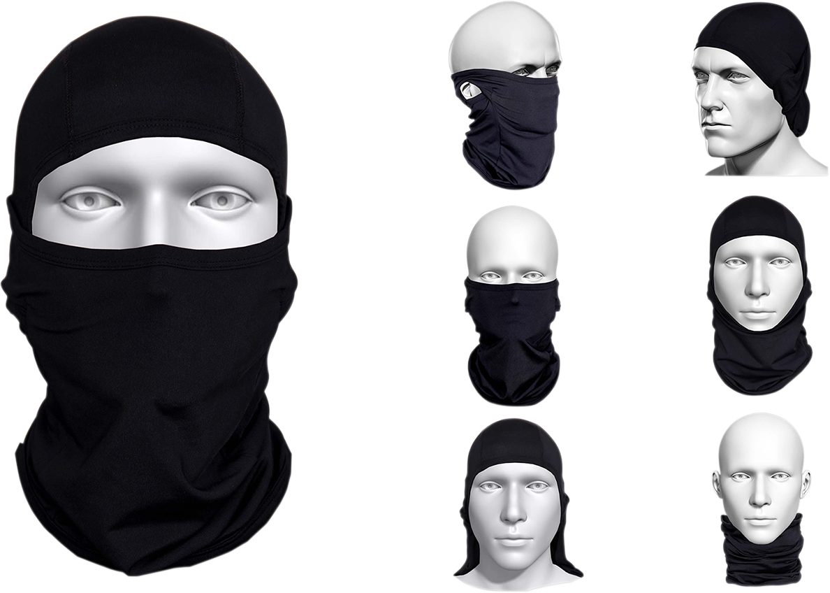 GEARS CANADA Multi-functional Balaclava - Black 2503-0332