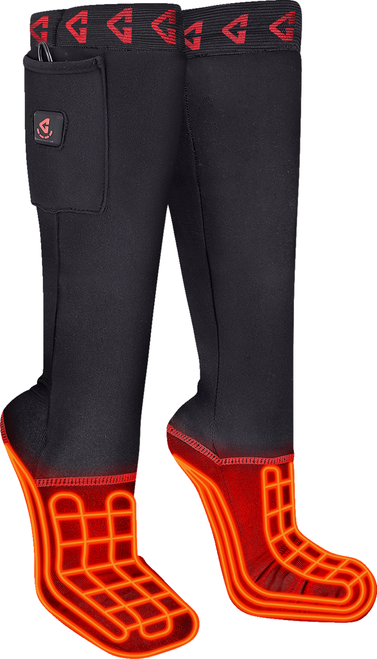 GERBING HEATED CLOTHING 7V Battery Heated Sock Liner
