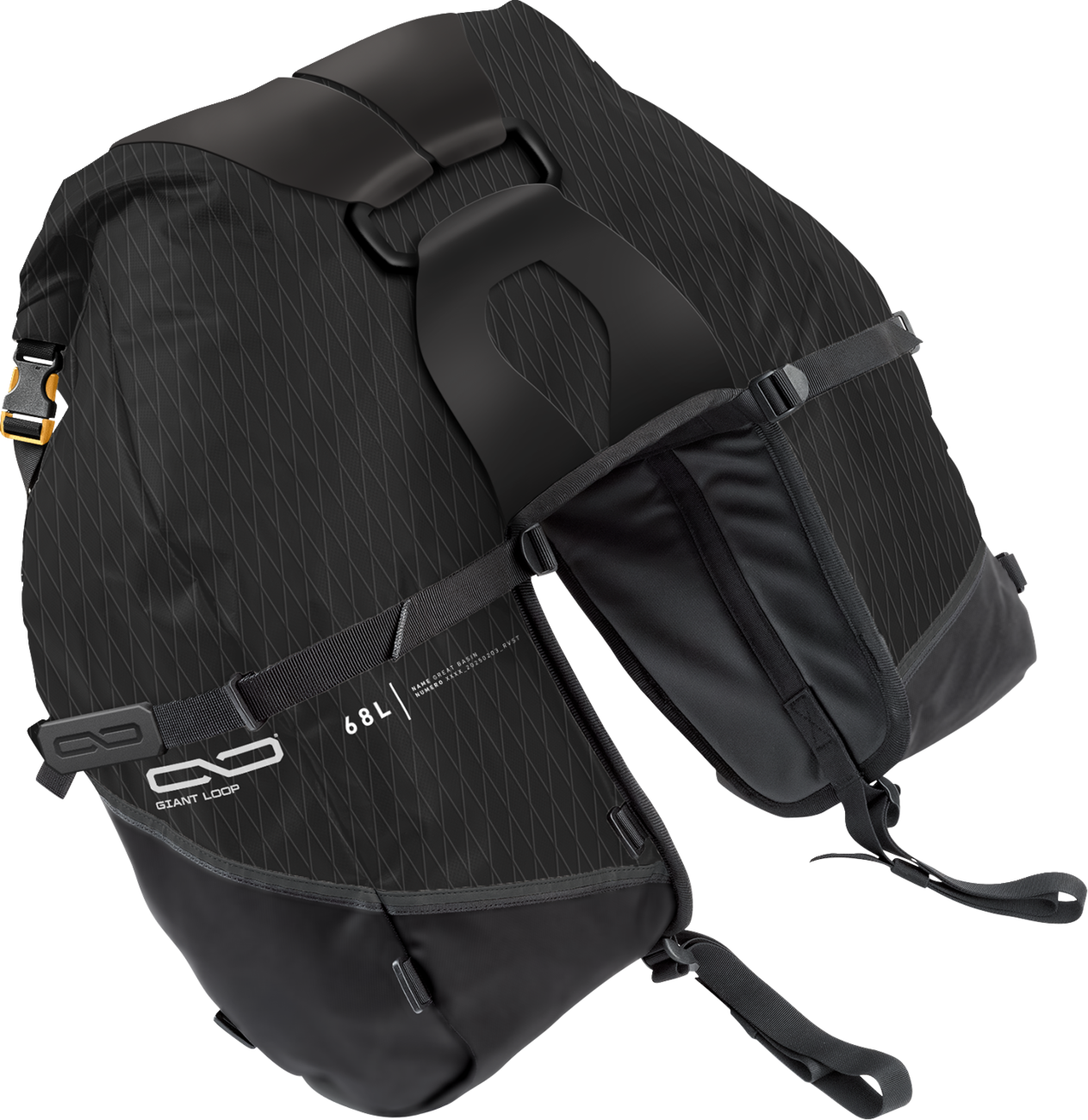 GIANT LOOP Great Basin Saddlebag™ - Black 3501-2198
