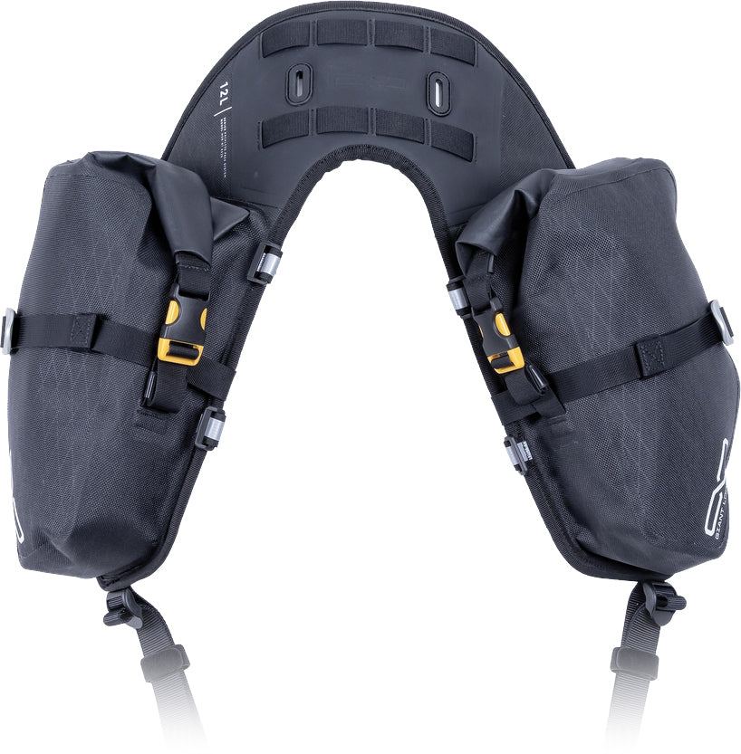 GIANT LOOP MOJAVI SADDLEBAGS 12L BLACK - MSB25-RT-B