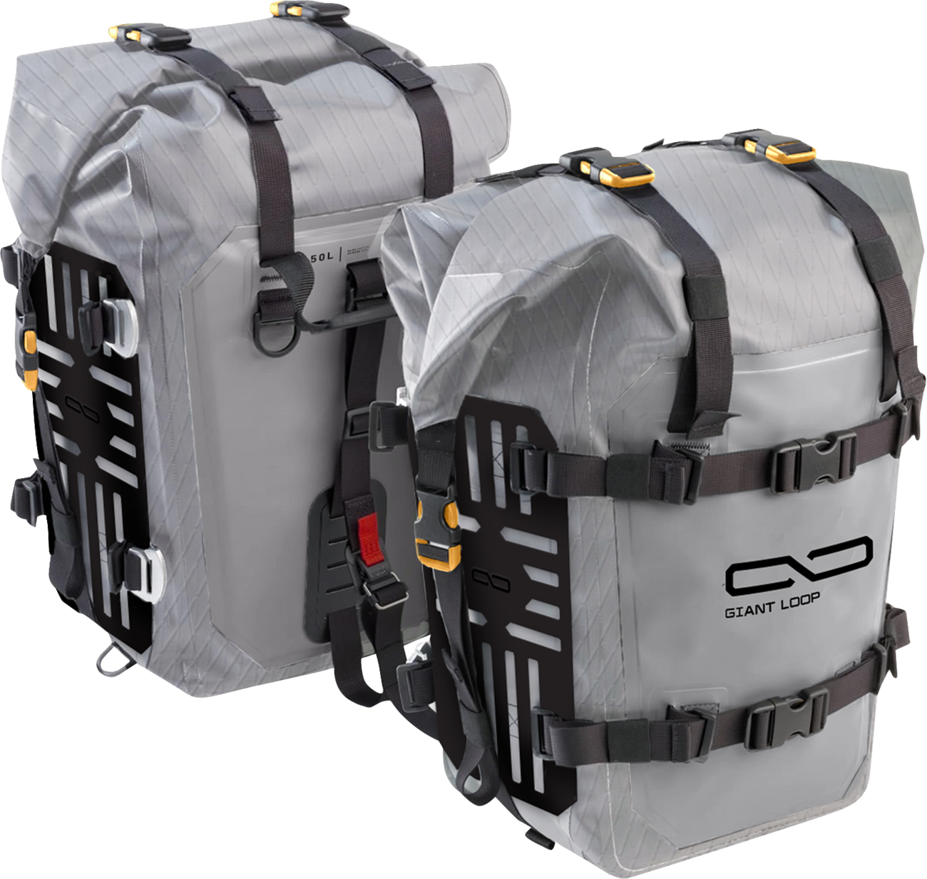 GIANT LOOP MotoTrekk Panniers™ - Gray/Black 3501-2201