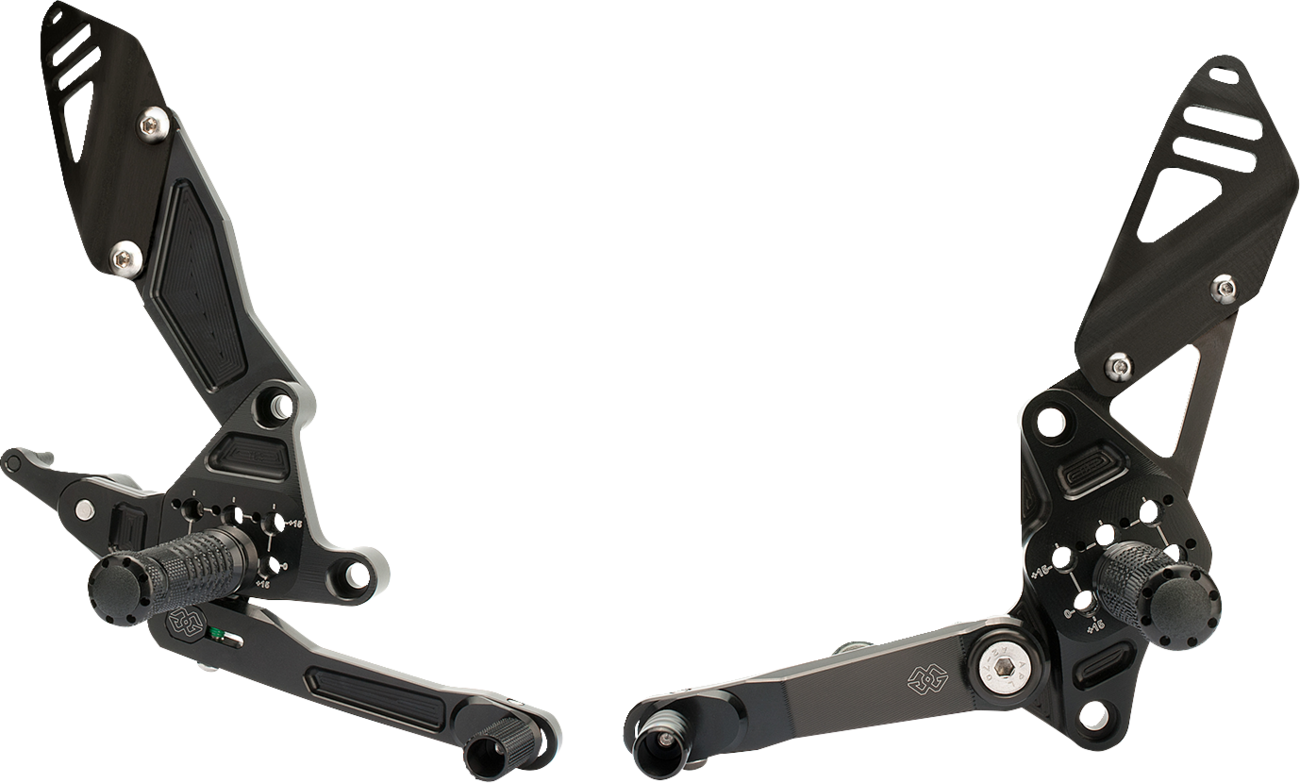 GILLES TOOLING FXR Foot Rest - Black 1620-1446