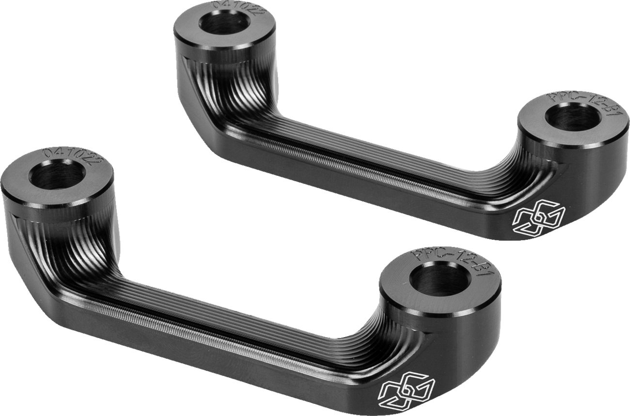 GILLES TOOLING Pillion Carrier Cover Kit - Black 1620-2447