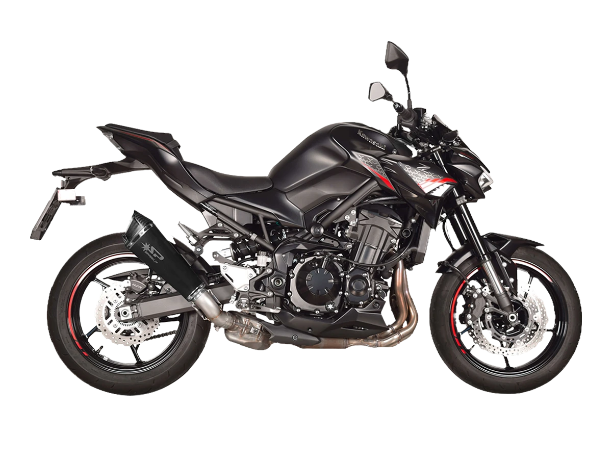 Spark Kawasaki Z900 "Konix Evo Dark" Slip-On Exhaust (2020-2024)