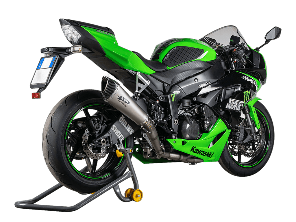 Spark Kawasaki Ninja ZX-6R "Konix Evo" Titanium Full Exhaust System (WSBK Evolution) (2009-2026)