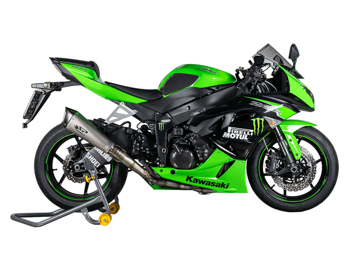 Spark Kawasaki Ninja ZX-6R "Konix Evo" Titanium Full Exhaust System (WSBK Evolution) (2009-2026)