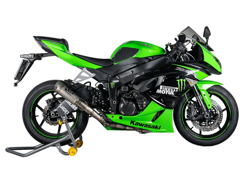 Spark Kawasaki Ninja ZX-6R "Grid-O" Titanium Full Exhaust System (WSBK Evolution) (2009-2026)