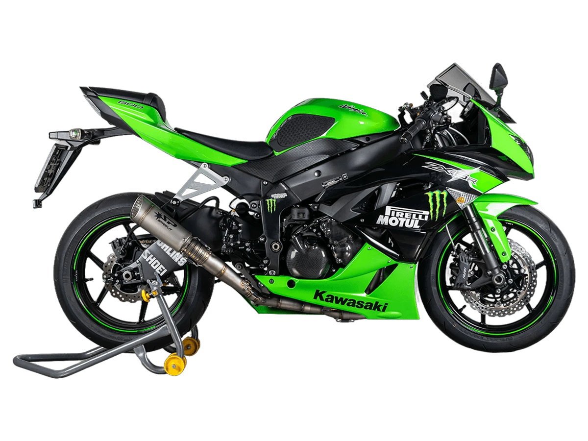 Spark Kawasaki Ninja ZX-6R "Grid-O" Titanium Full Exhaust System (WSBK Evolution) (2009-2026)