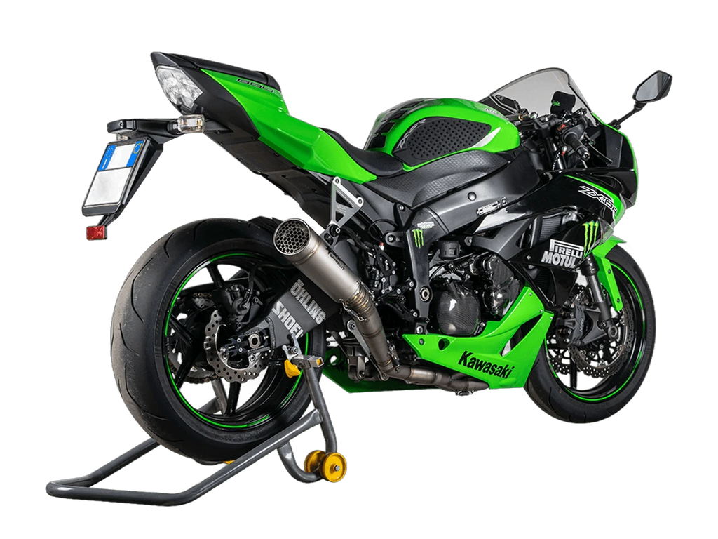 Spark Kawasaki Ninja ZX-6R "Grid-O" Titanium Full Exhaust System (WSBK Evolution) (2009-2026)