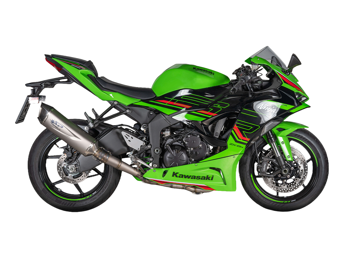 Spark Kawasaki Ninja ZX-6R "Force Evo" Titanium Full Exhaust System (WSBK Evolution) (2009-2026)
