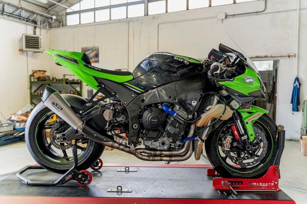 Spark Kawasaki Ninja ZX-10R "Grid-O" Titanium Full Exhaust System (WSBK Evolution) (2016-2026)