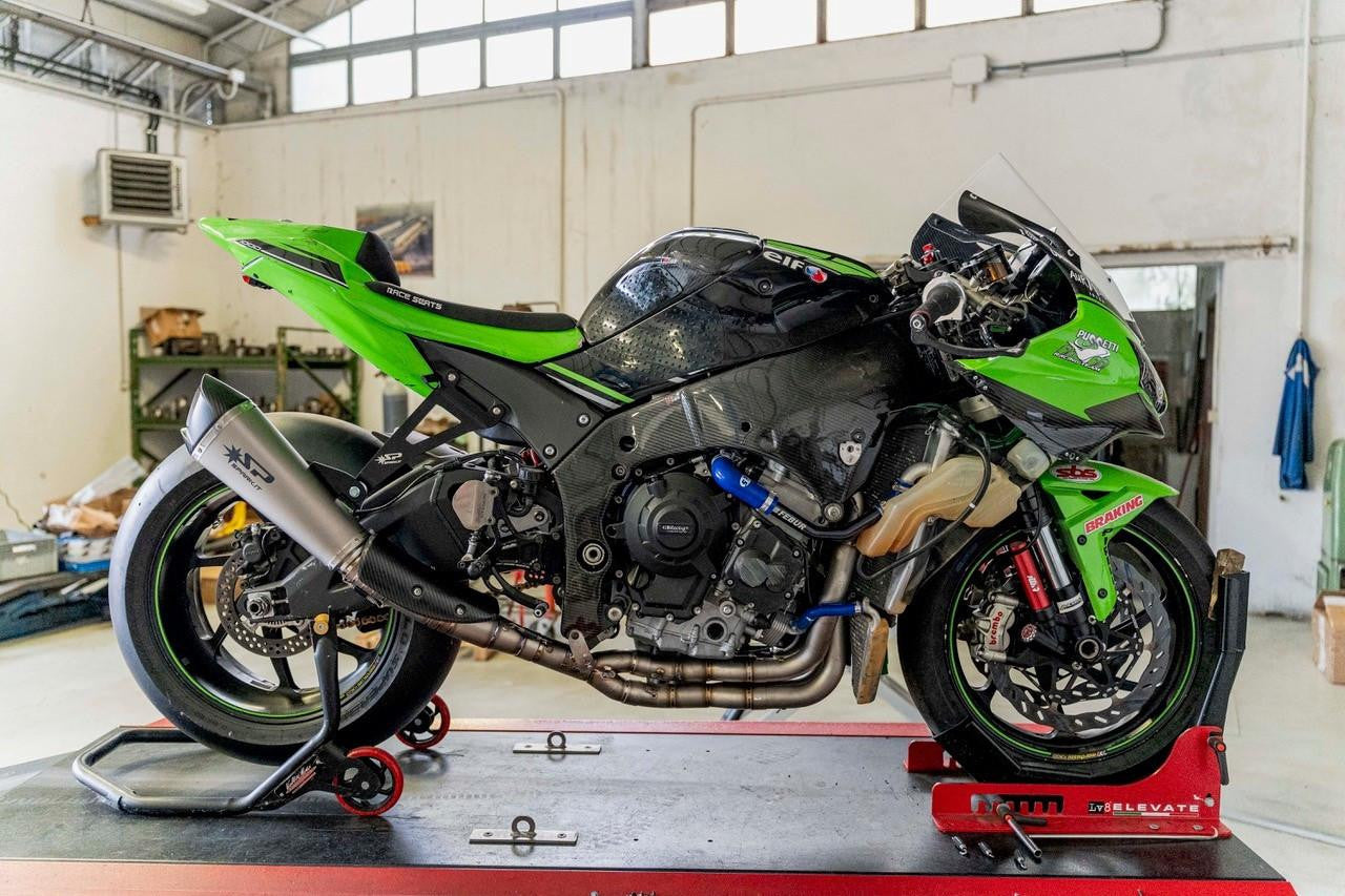 Spark Kawasaki Ninja ZX-10R "Grid-O" Titanium Full Exhaust System (WSBK Evolution) (2016-2026)