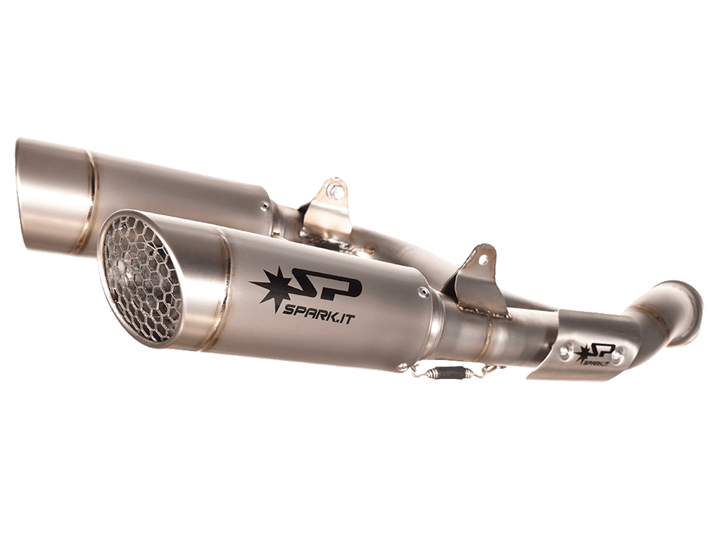 Spark KTM 890 / 790 Duke "Double Grid-O" Slip-On Exhaust System (790 Duke 2023-2026 / 890 Duke 2020-2023)