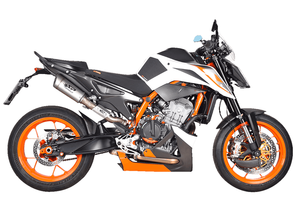 Spark KTM 890 / 790 Duke "Double Grid-O" Slip-On Exhaust System (790 Duke 2023-2026 / 890 Duke 2020-2023)