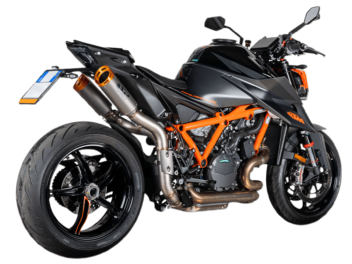 Spark KTM 1390 / 1290 Super Duke R / R Evo "Double Dyno Orange" Semi-Full Exhaust System (2020-2026)