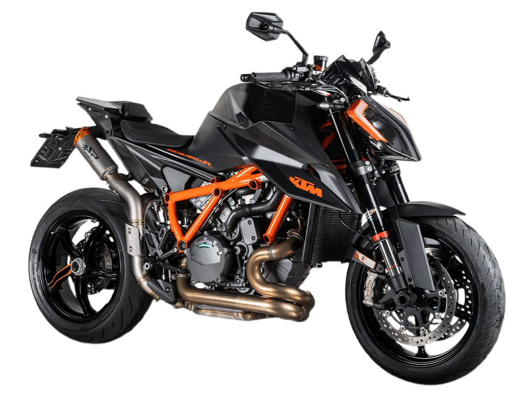 Spark KTM 1390 / 1290 Super Duke R / R Evo "Double Dyno Orange" Semi-Full Exhaust System (2020-2026)