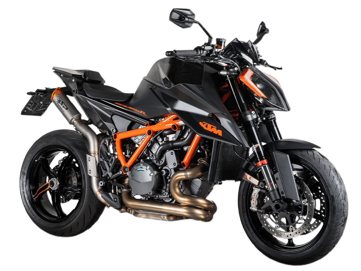 Spark KTM 1390 / 1290 Super Duke R / R Evo "Double Dyno Orange" Semi-Full Exhaust System (2020-2026)