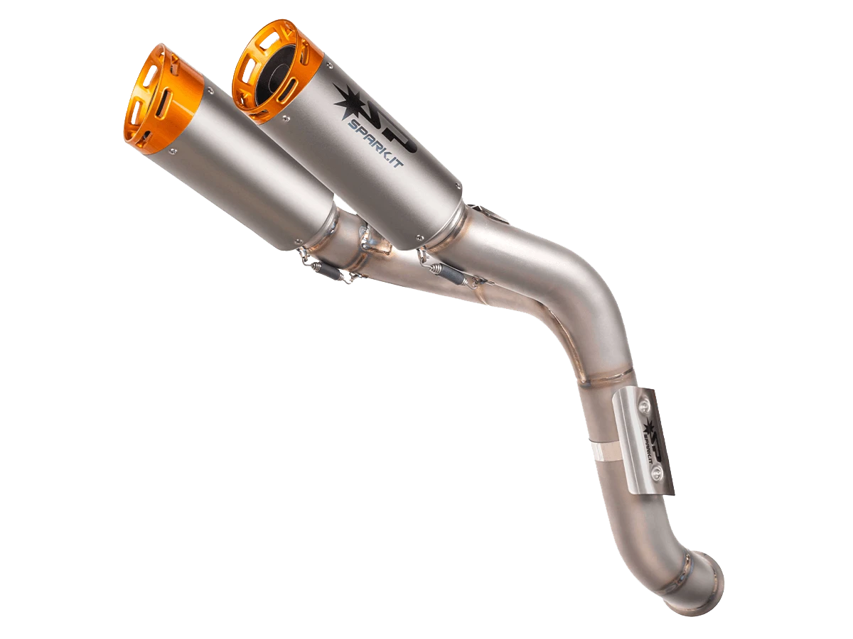 Spark KTM 1390 / 1290 Super Duke R / R Evo "Double Dyno Orange" Semi-Full Exhaust System (2020-2026)