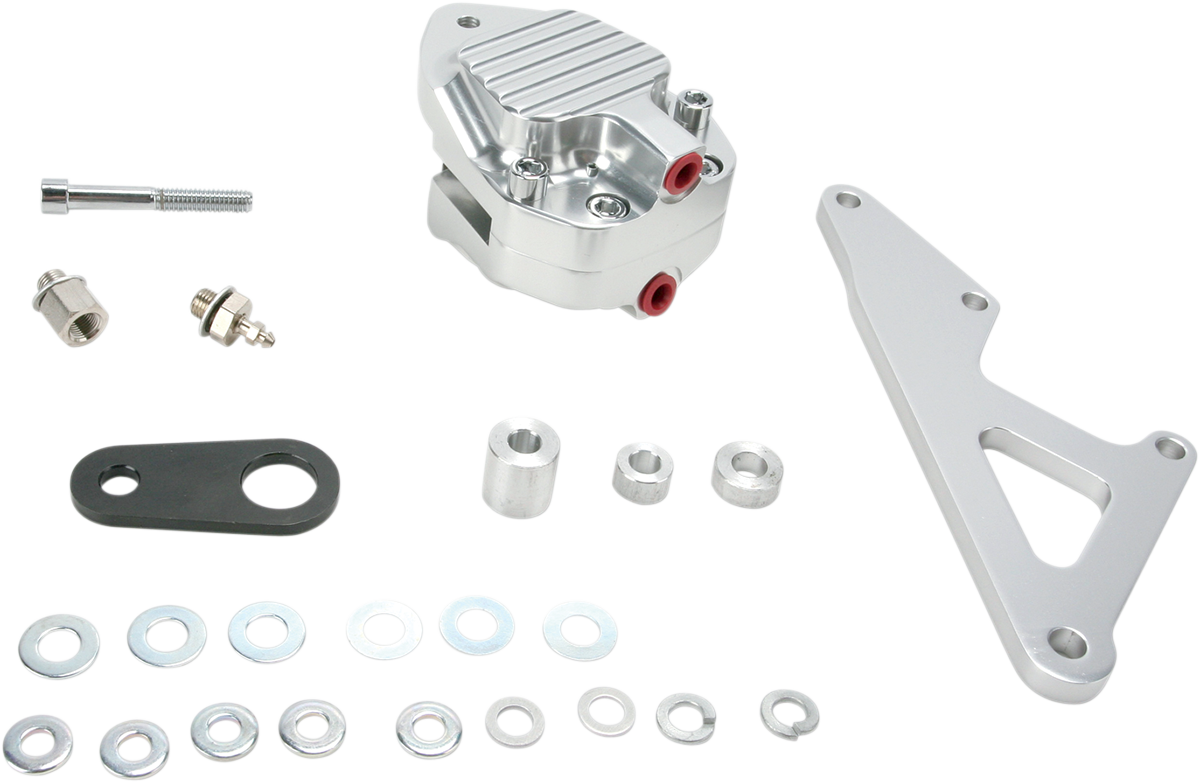 GMA ENGINEERING BY BDL Ironhead Vintage Front Brake Caliper - Front Caliper / 74-77 FX / Clear Anodized 1701-0223