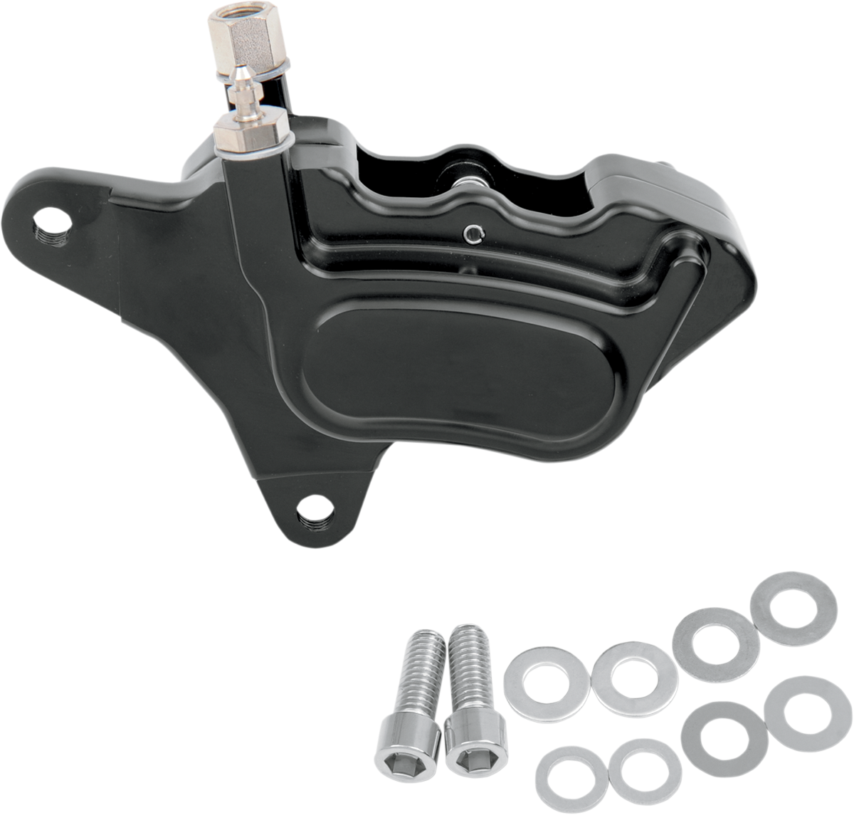 GMA ENGINEERING BY BDL Millenium Series 4-Piston Caliper - Front Caliper / SD84-99 / Smooth Black 1701-0273