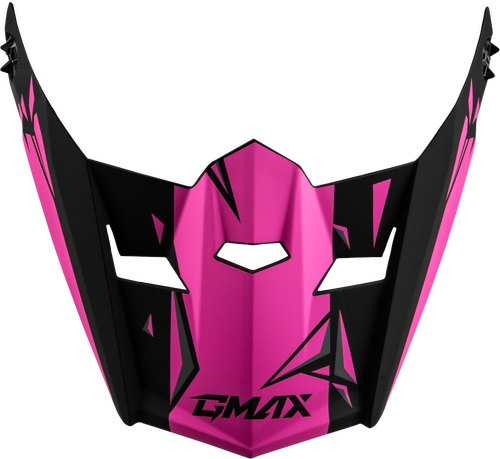 GMAX MX-46Y UNSTABLE VISOR BLACK/PINK YS-YL - G0466172