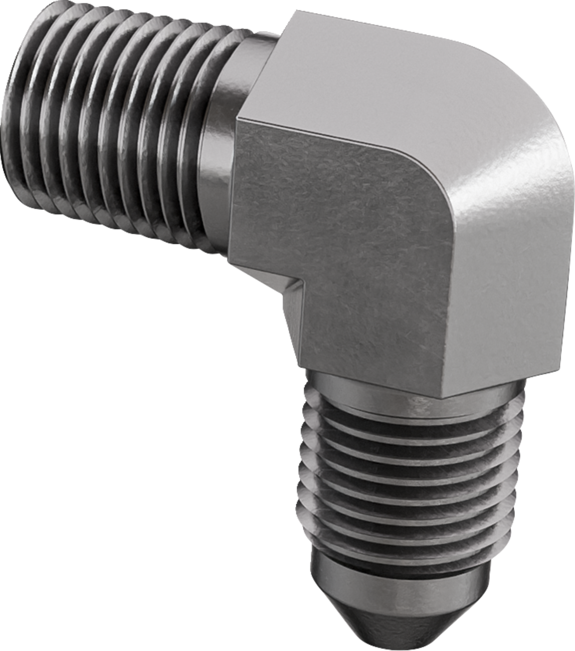 GOODRIDGE Banjo Adapter - Brake Adapter / 90° AN3 to 1/8 NPT 1742-0752