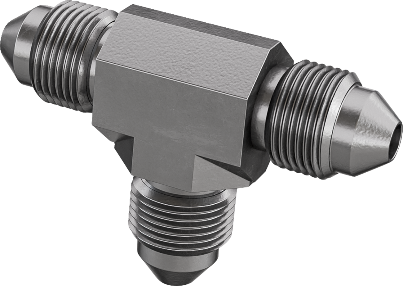 GOODRIDGE Banjo Adapter - Brake Adaptor / T-Pice AN3 1742-0754
