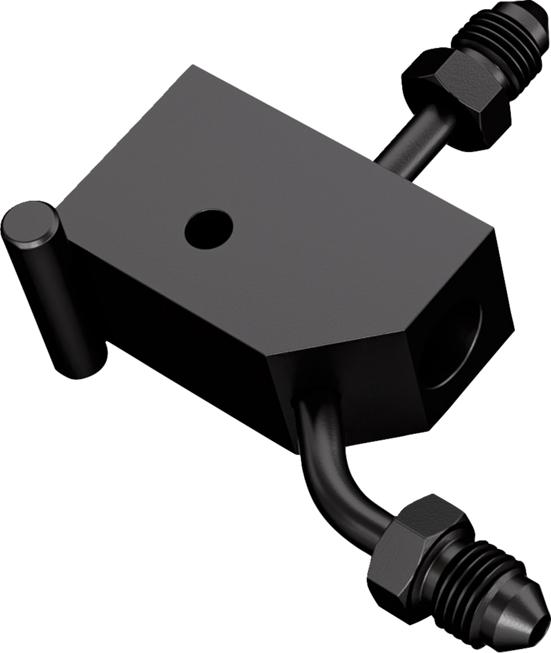 GOODRIDGE Banjo Adapter - Brake Switch to Holder Bracket / Rear / Softail '00-'06 1742-0743