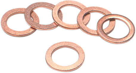 GOODRIDGE Crush Washers - Crush Washer / 3/8" / 6 Pack 44516-6