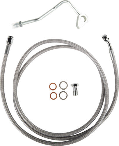 GOODRIDGE Premium Brake Line Kit Touring Abs Clear +4 - HD82127-C+4
