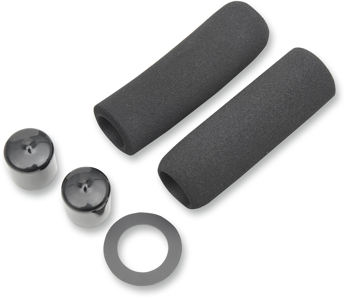 GRAB ON Comfort Harley-Style Grips - Black GR-17